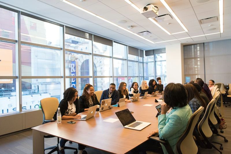 Nova Executives account team in a client strategy meeting in Atlanta