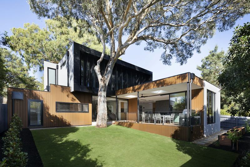 Modern home exterior representing the homeowners our client brands serve